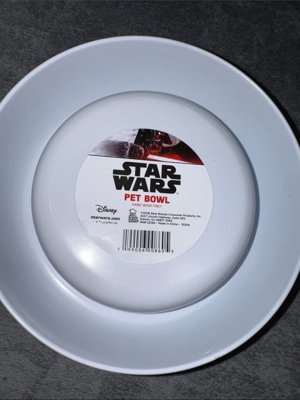 Star Wars - NWT Pet Bowl with Star Wars Characters
